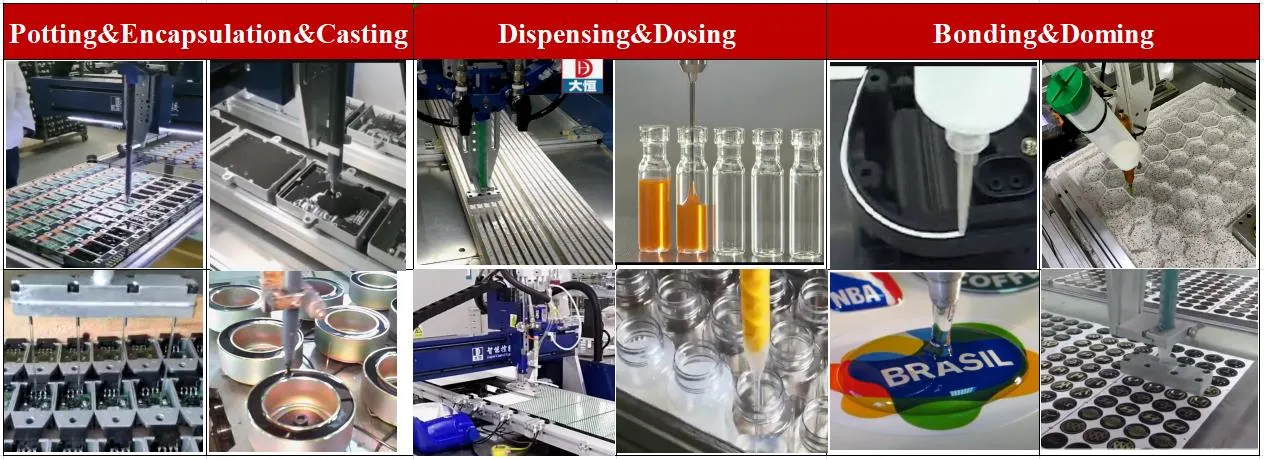 Kleefstofverspreidingsrobot voor hoogtemperatuurpotverbinding 5