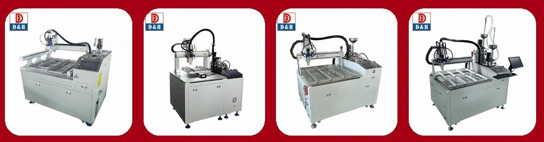 Robotsysteem voor het verspreiden van lijm Compact Epoxy Resin Dispenser voor automatische onderdelen 1