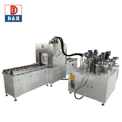 Transformer Vacuum Potting Dispensing Machine met uitkleefsnelheid 5-66g/5s en pomp