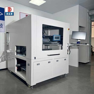 Robotsysteem voor het verspreiden van lijm Compact Epoxy Resin Dispenser voor PCB-potten met gesloten kamer